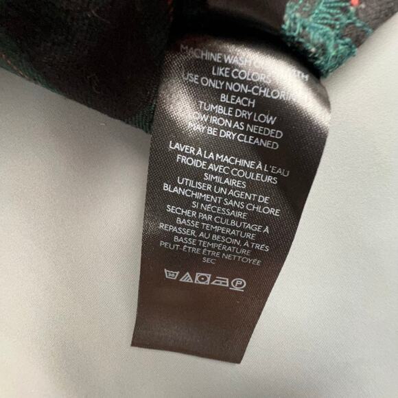 Urban Outfitters Plaid Romper Green Black Medium Tartan Grunge Clueless - Picture 5 of 6